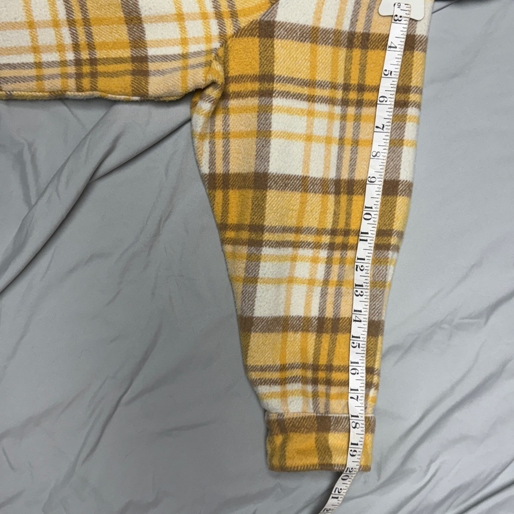 Plaid Yellow Utility Jacket - Picture 7 of 8